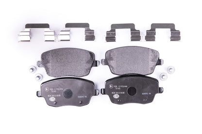HELLA Brake pad set - T5160 - for e.g. SEAT / SKODA / VOLKSWAGEN 8DB355018-801