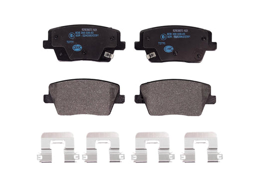 HELLA Brake pad set - T2770 - for e.g. HYUNDAI 8DB355039-431