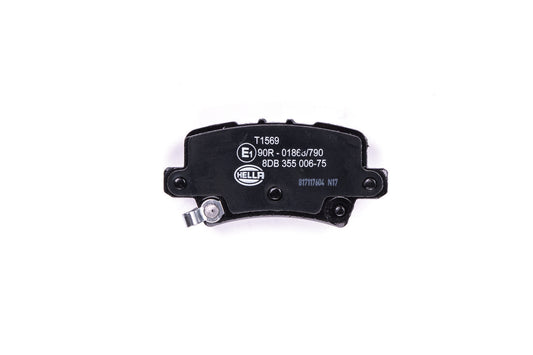 HELLA Brake pad set - T1569 - for e.g. HONDA 8DB355006-751