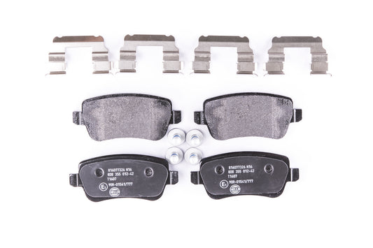 HELLA Brake pad set - T1607 - for e.g. FIAT 8DB355012-421