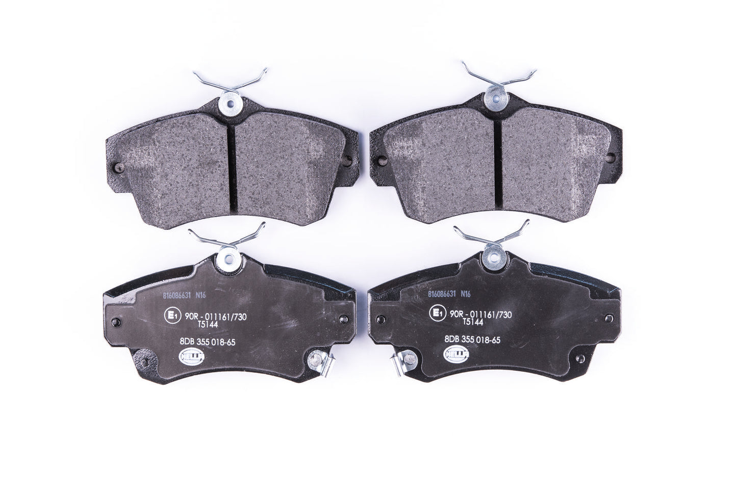 HELLA Brake pad set - T5144 - for e.g. CHRYSLER / DODGE 8DB355018-651