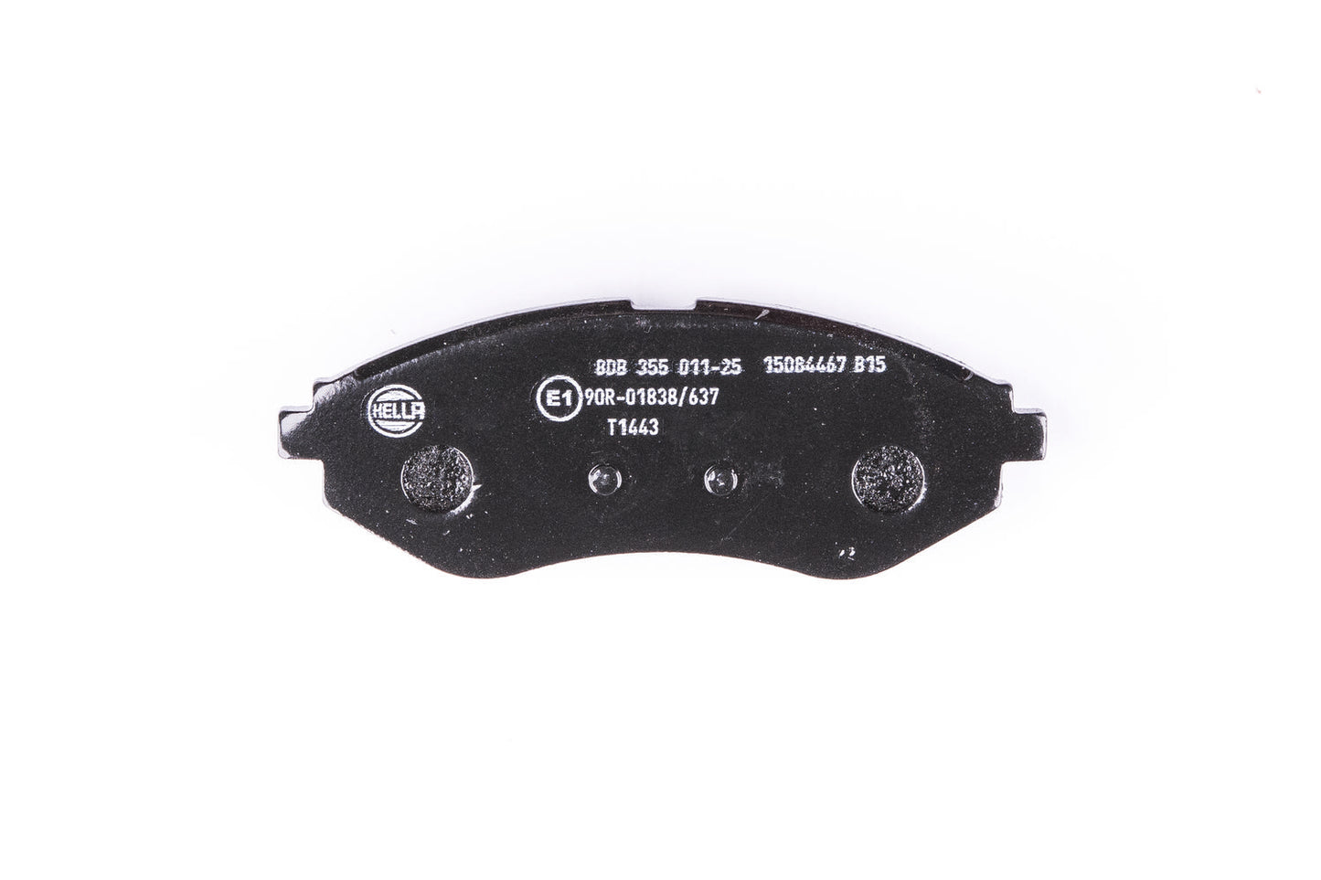 HELLA Brake pad set - T1443 - for e.g. CHEVROLET / DAEWOO / HOLDEN / PROTON 8DB355011-251