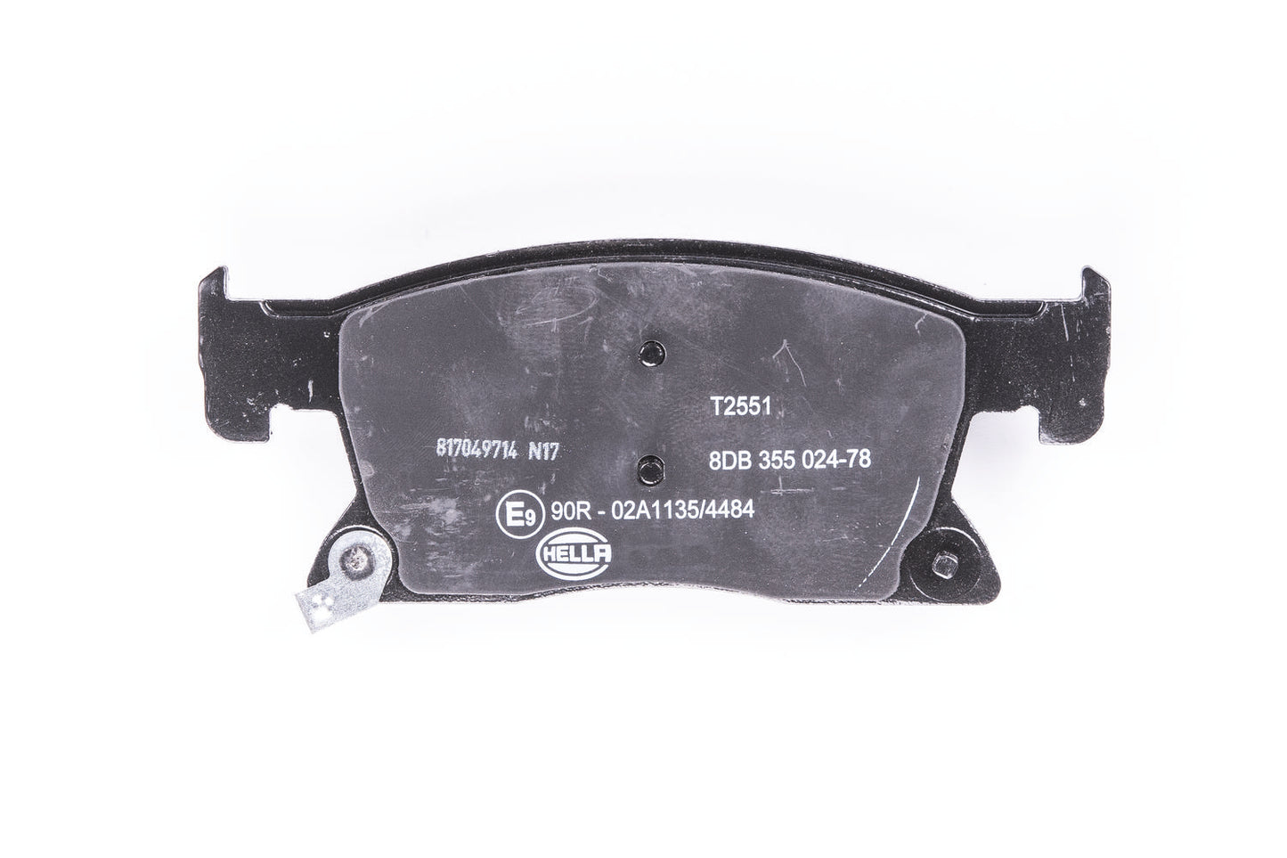 HELLA Brake pad set - T2551 - for e.g. CHEVROLET / HOLDEN / OPEL / VAUXHALL 8DB355024-781
