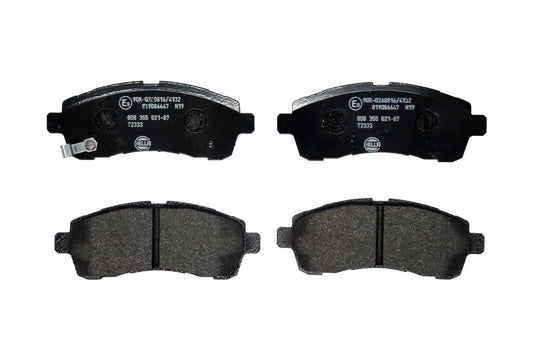 HELLA Brake pad set - T2333 - for e.g. MAZDA 8DB355021-871