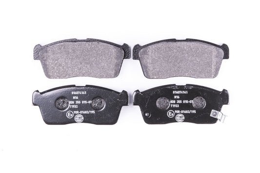 HELLA Brake pad set - T1933 - for e.g. MARUTI / NISSAN / SUZUKI 8DB355015-071
