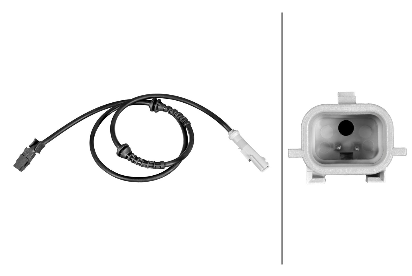 HELLA Sensor, wheel speed - 2-pin connector 6PU358216-791