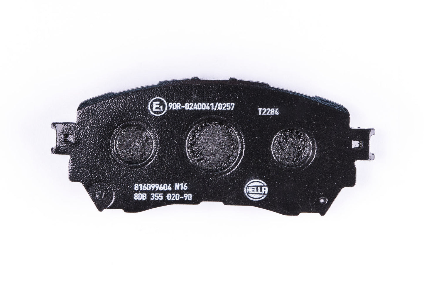 HELLA Brake pad set - T2284 - for e.g. MAZDA 8DB355020-901