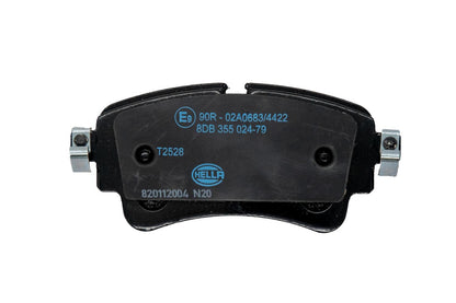 HELLA Brake pad set - T2528 - for e.g. AUDI / VOLKSWAGEN 8DB355024-791