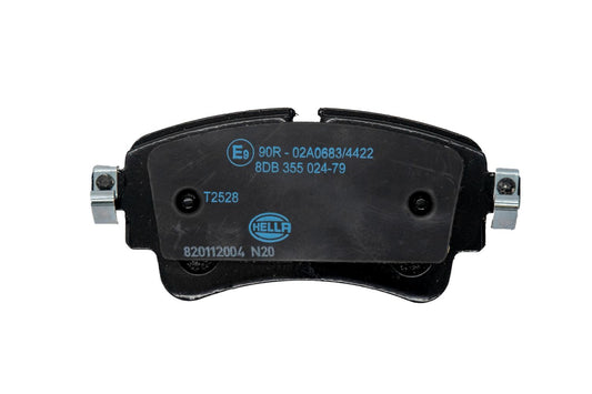 HELLA Brake pad set - T2528 - for e.g. AUDI / VOLKSWAGEN 8DB355024-791