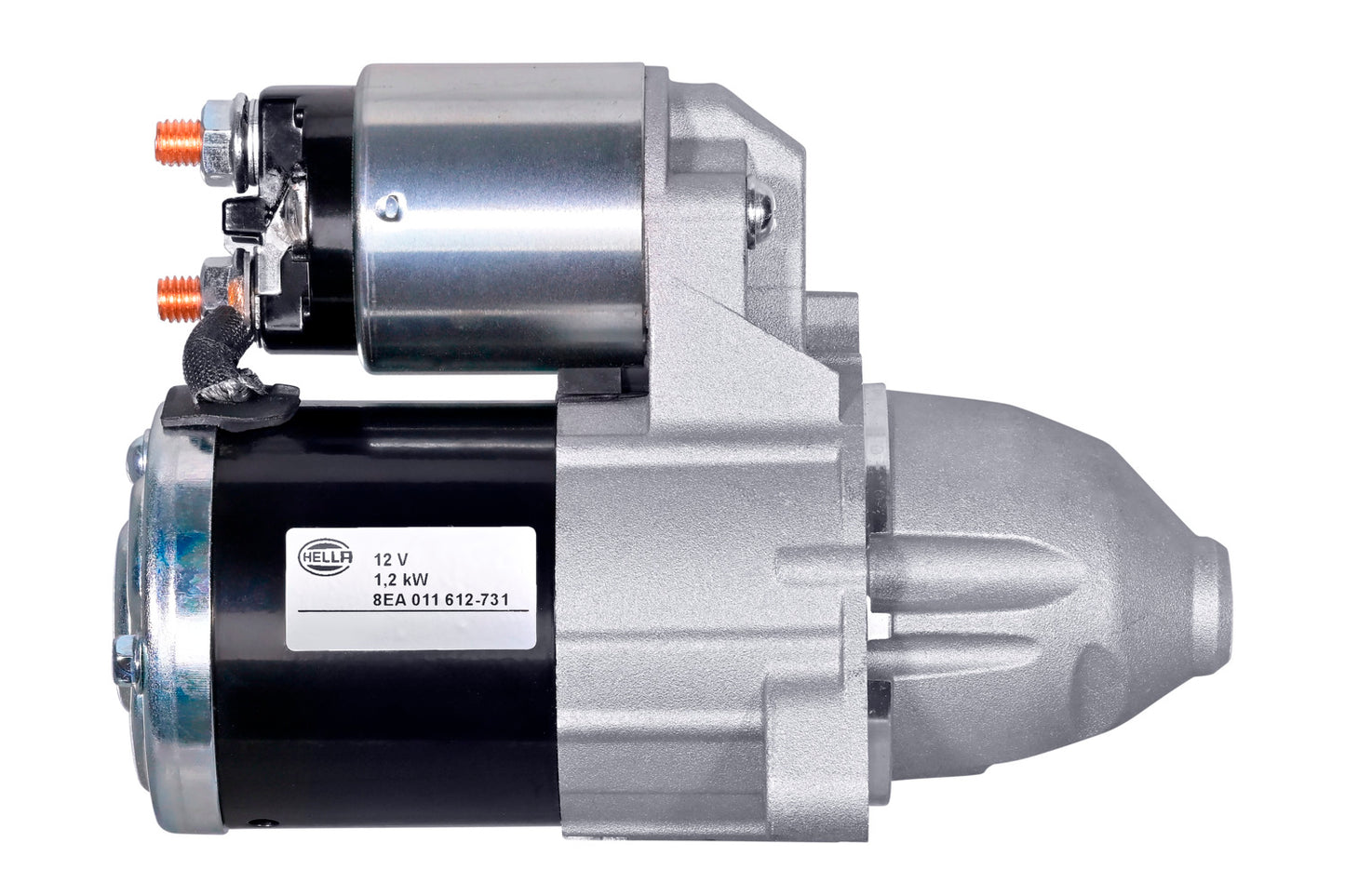 HELLA Starter - 12V - 1.2kW - for e.g. JEEP PATRIOT (MK74) 2.0 8EA011612-731