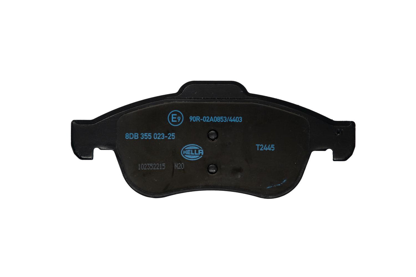 HELLA Brake pad set - T2445 - for e.g. FIAT / JEEP 8DB355023-251