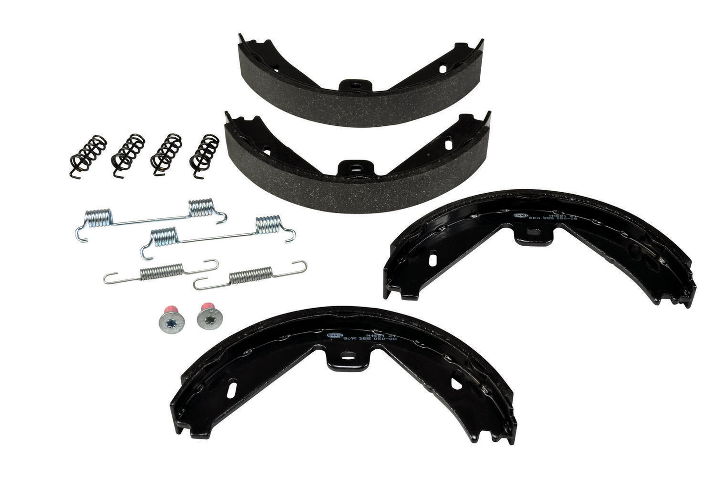 HELLA Brake Shoe Set, parking brake - H1691 - for e.g. MERCEDES-BENZ 8DA355050-081