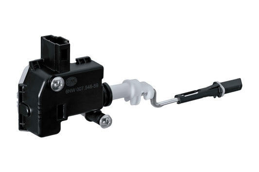 HELLA Actuator, fuel filler flap - Electric 6NW007546-591
