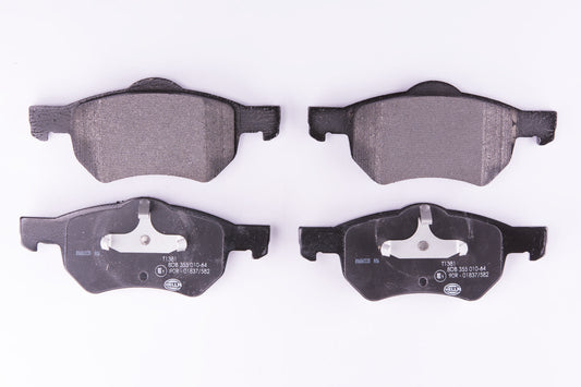 HELLA Brake pad set - T1381 - for e.g. CHRYSLER 8DB355010-641