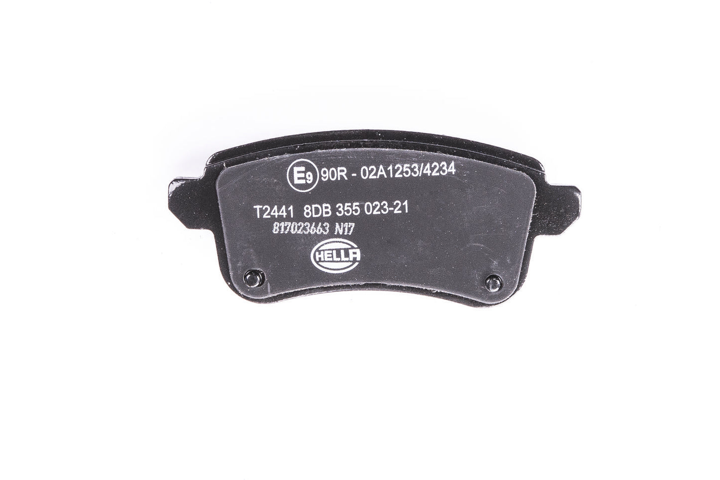 HELLA Brake pad set - T2441 - for e.g. RENAULT 8DB355023-211