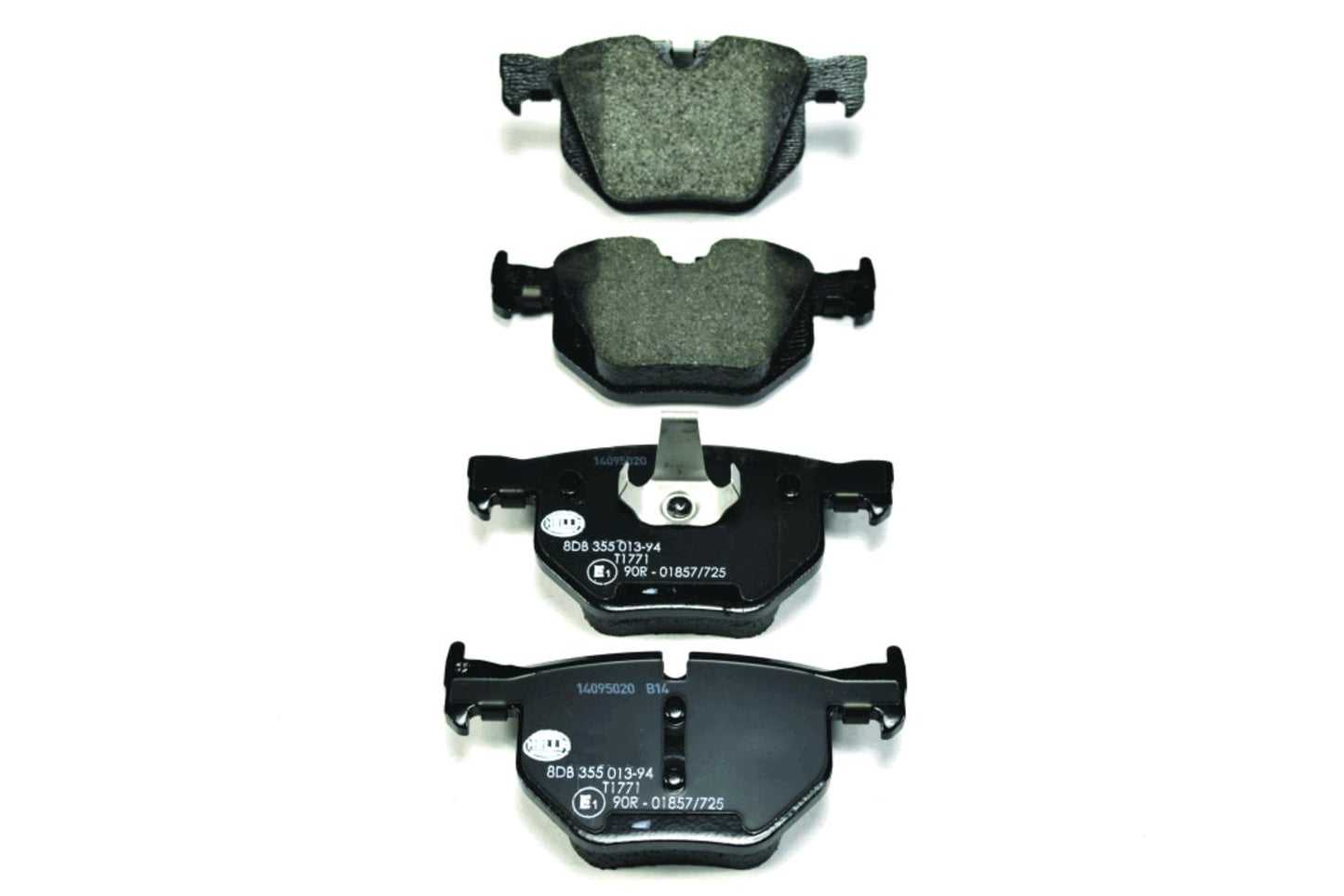 HELLA Brake pad set - T1771 - for e.g. BMW 8DB355013-941