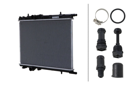 Hella Engine Coolant Radiator 8MK366302-691
