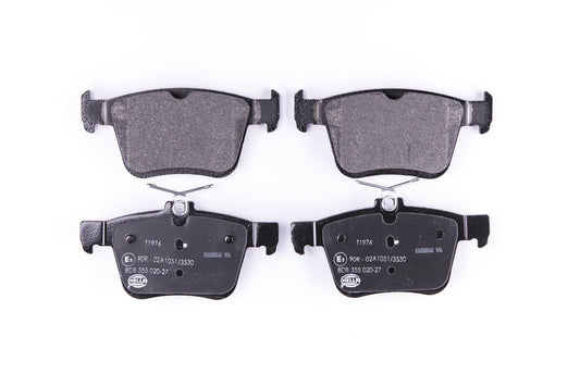 HELLA Brake pad set - T1976 - for e.g. AUDI / SEAT / SKODA / VOLKSWAGEN 8DB355020-271