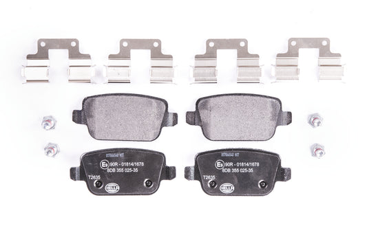 HELLA Brake pad set - T2635 - for e.g. LAND ROVER / PROTON 8DB355025-351
