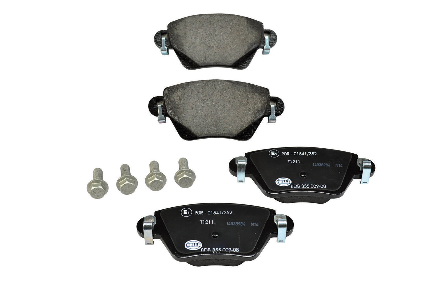 HELLA Brake pad set - T1211 - for e.g. FORD / JAGUAR 8DB355009-081