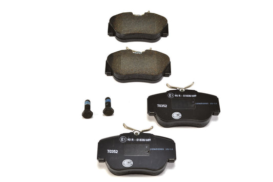 HELLA Brake pad set - T0352 - for e.g. MERCEDES-BENZ 8DB355006-181