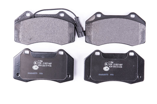 HELLA Brake pad set - T1786 - for e.g. ABARTH / ALFA ROMEO / FIAT 8DB355014-061