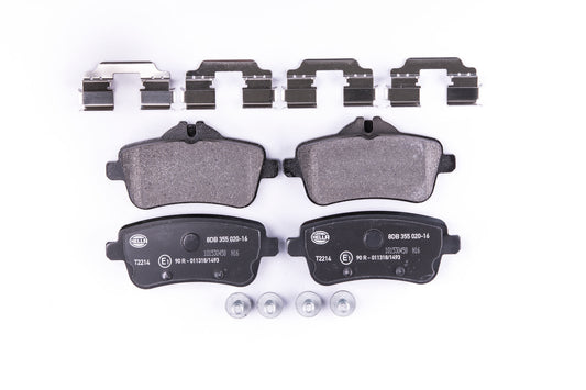 HELLA Brake pad set - T2214 - for e.g. MERCEDES-BENZ 8DB355020-161