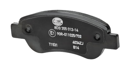 HELLA Brake pad set - T1531 - for e.g. CITROEN / PEUGEOT / TOYOTA 8DB355012-141