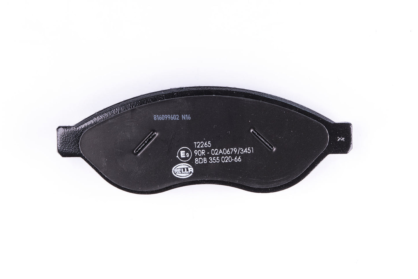 HELLA Brake pad set - T2265 - for e.g. CITROEN / FIAT / PEUGEOT 8DB355020-661