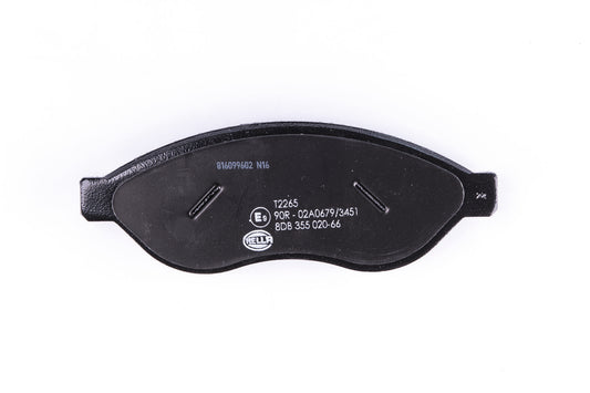 HELLA Brake pad set - T2265 - for e.g. CITROEN / FIAT / PEUGEOT 8DB355020-661