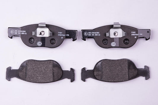 HELLA Brake pad set - T1151 - for e.g. FIAT / LANCIA 8DB355008-431