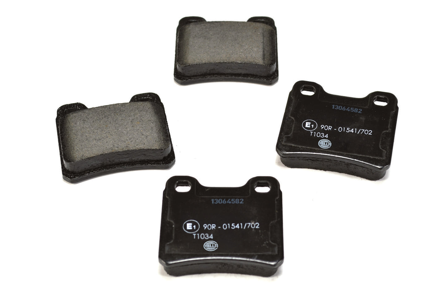 HELLA Brake pad set - T1034 - for e.g. CHEVROLET / HOLDEN / OPEL / SAAB 8DB355007-451