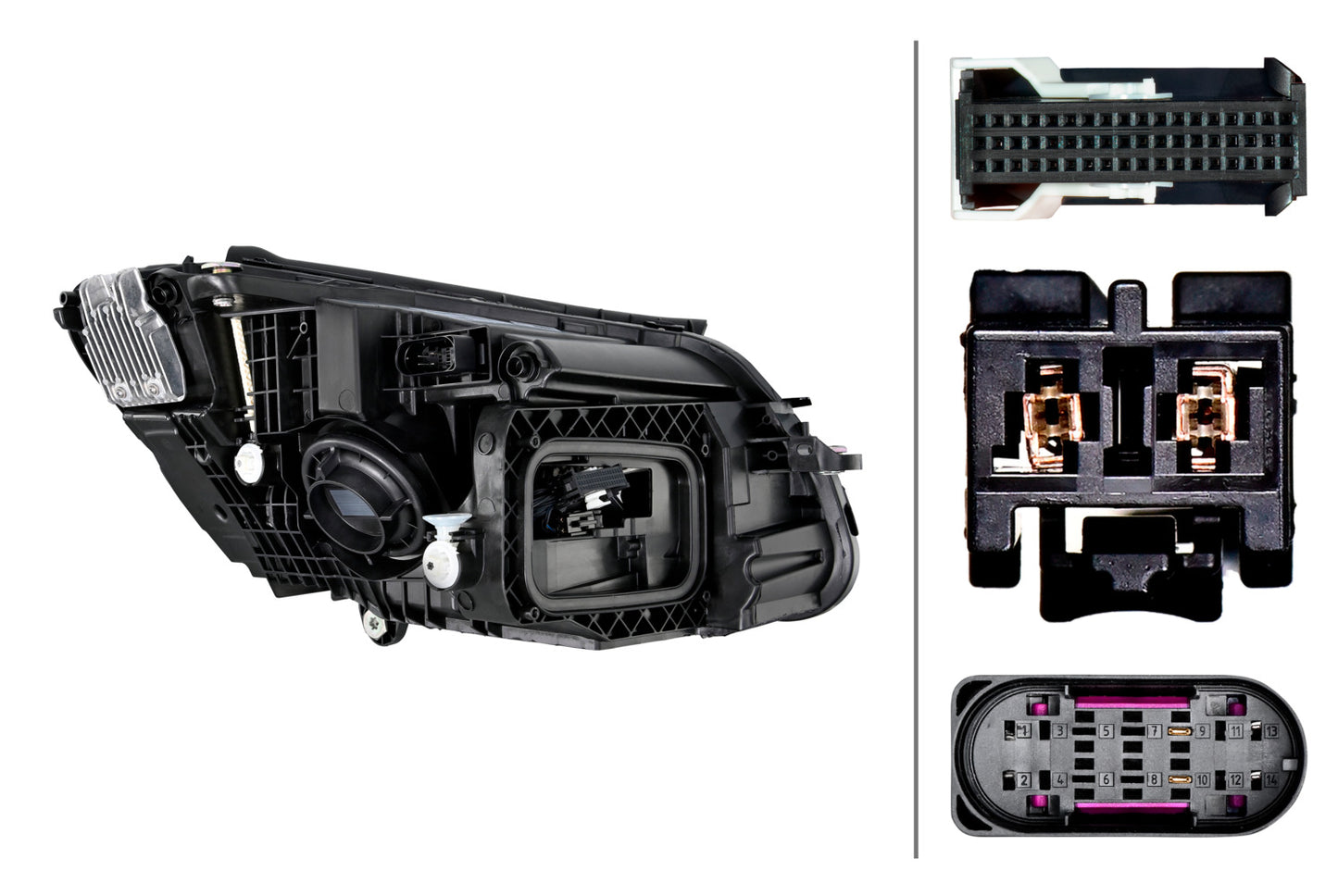 HELLA LED-Headlight - left - for e.g. MERCEDES-BENZ C-CLASS (W205) 1LX014827-531