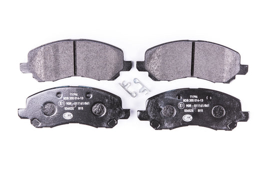 HELLA Brake pad set - T1796 - for e.g. CHRYSLER / DODGE / JEEP / LANCIA 8DB355014-131