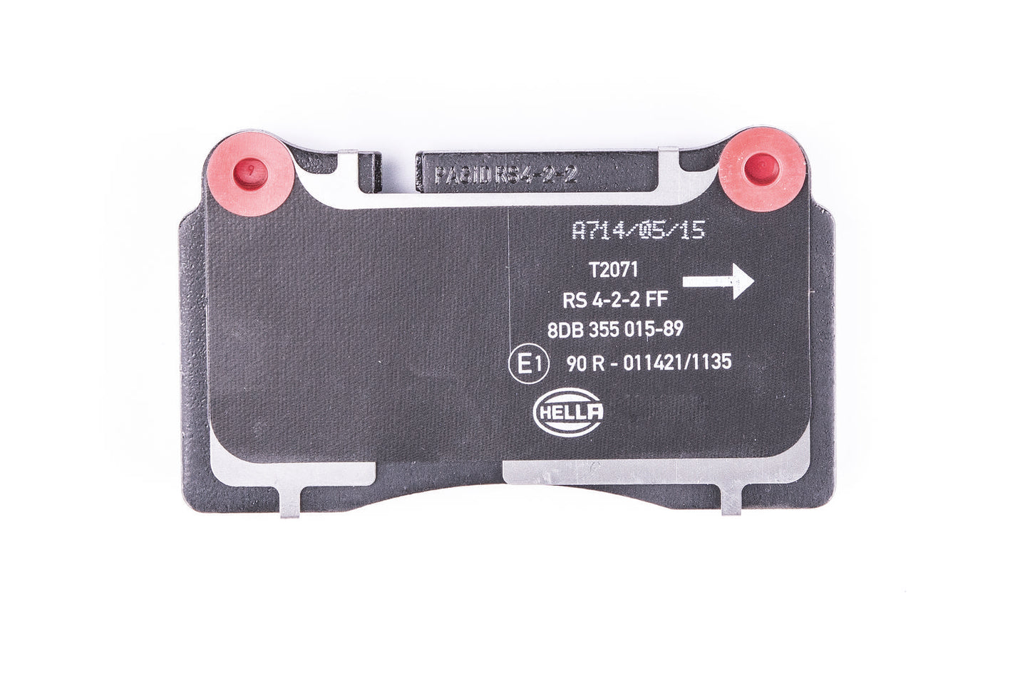 HELLA Brake pad set - T2071 - for e.g. ASTON MARTIN 8DB355015-891