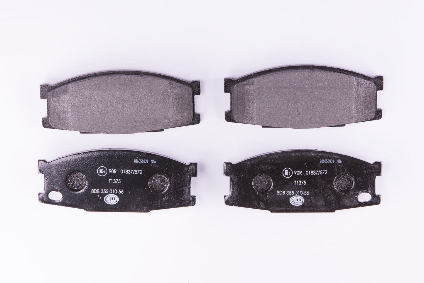 HELLA Brake pad set - T1375 - for e.g. MITSUBISHI 8DB355010-561