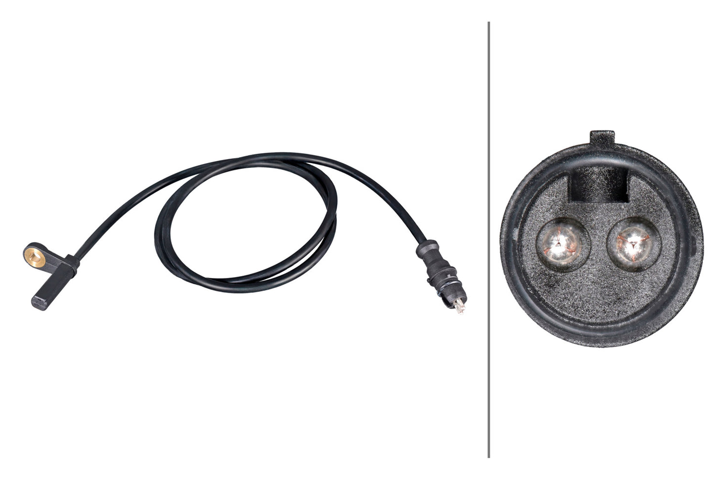 HELLA Sensor, wheel speed - 2-pin connector 6PU358216-781