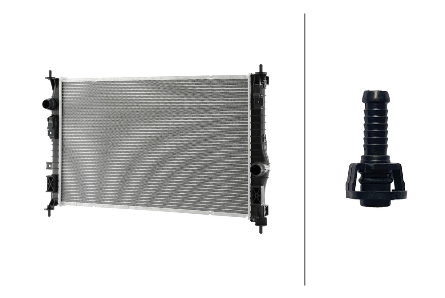 Hella Engine Coolant Radiator 8MK366301-731