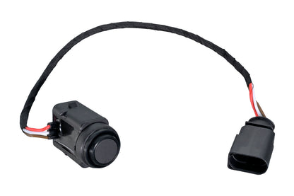 HELLA Sensor, park distance control - straight - 3-pin connector - Plugged - Cable: 27 6PX358270-791