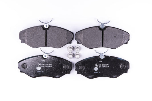 HELLA Brake pad set - T1950 - for e.g. RENAULT 8DB355020-731