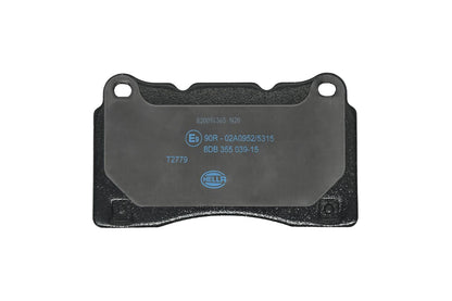 HELLA Brake pad set - T2779 - for e.g. HONDA 8DB355039-151