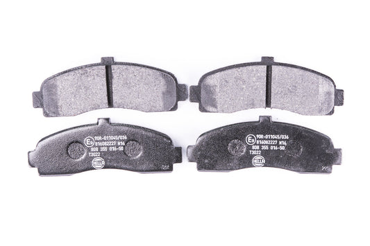 HELLA Brake pad set - T3022 - for e.g. NISSAN 8DB355016-501