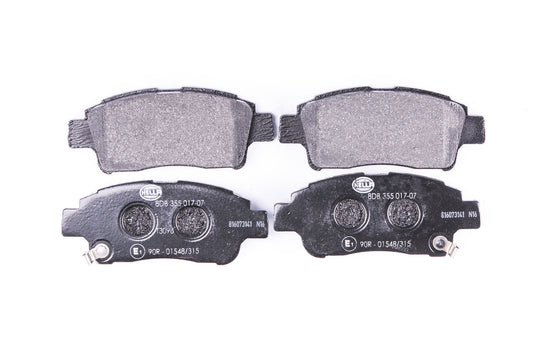 HELLA Brake pad set - T3098 - for e.g. TOYOTA 8DB355017-071