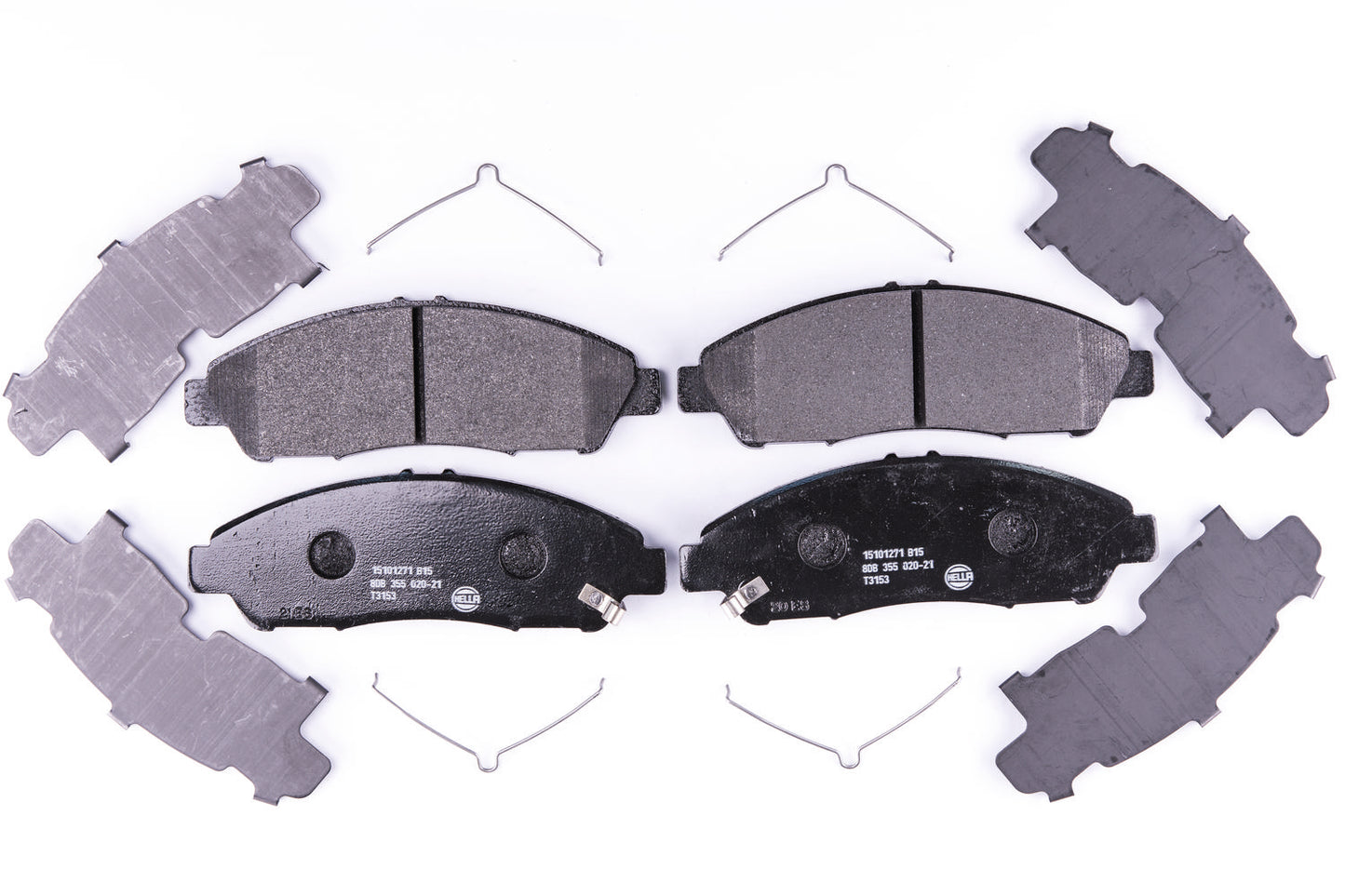 HELLA Brake pad set - T3153 - for e.g. ACURA / HONDA 8DB355020-211