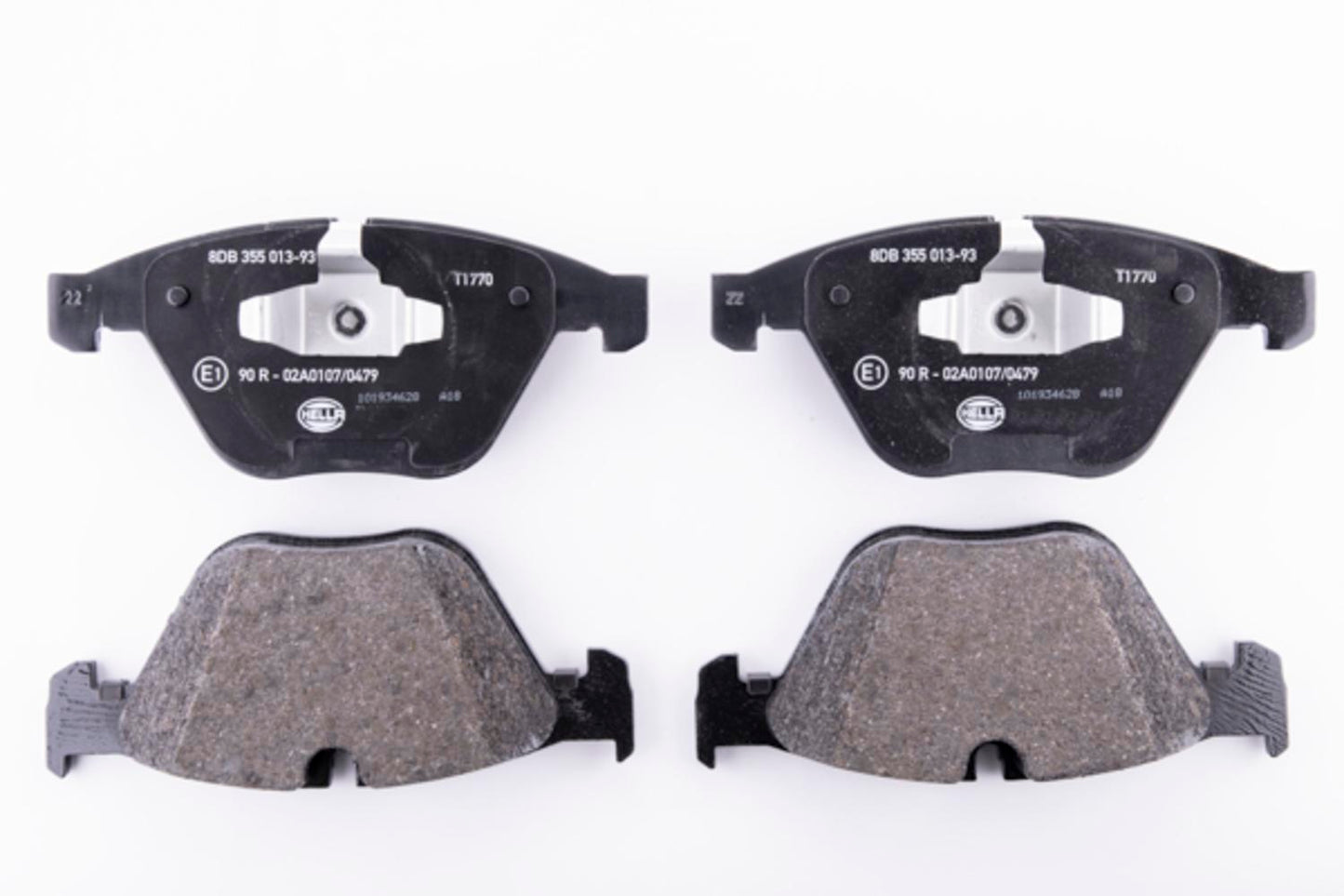 HELLA Brake pad set - T1770 - for e.g. BMW 8DB355013-931