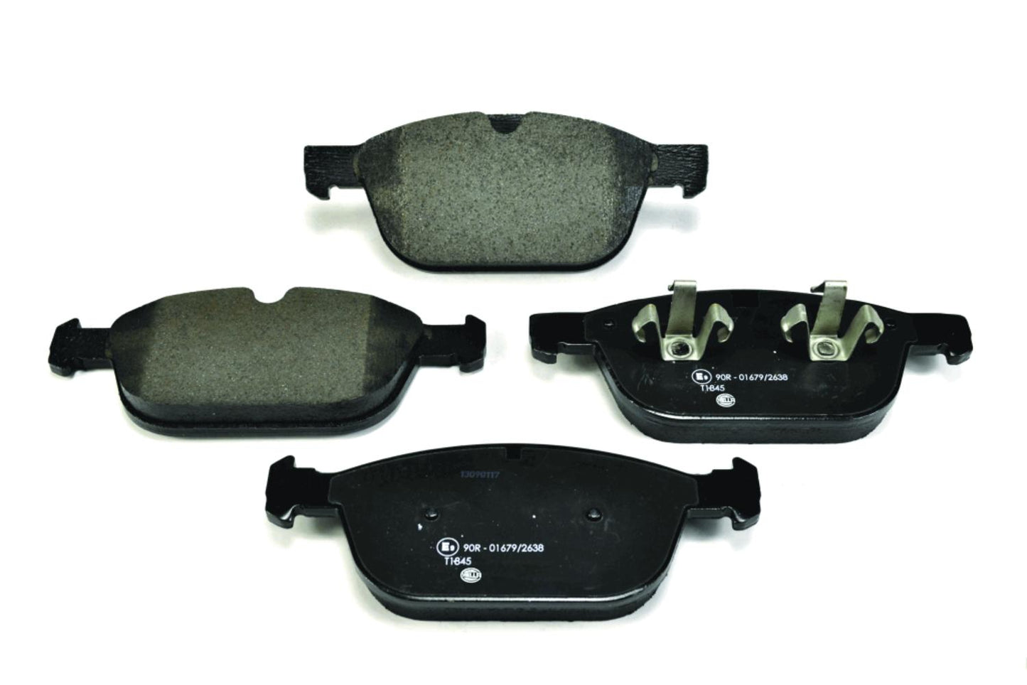 HELLA Brake pad set - T1845 - for e.g. VOLVO / VOLVO ASIA 8DB355014-541