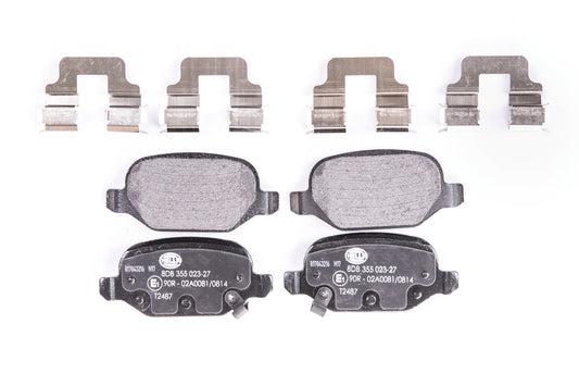 HELLA Brake pad set - T2487 - for e.g. FIAT 8DB355023-271