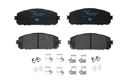 HELLA Brake pad set - T2467 - for e.g. JEEP 8DB355023-391