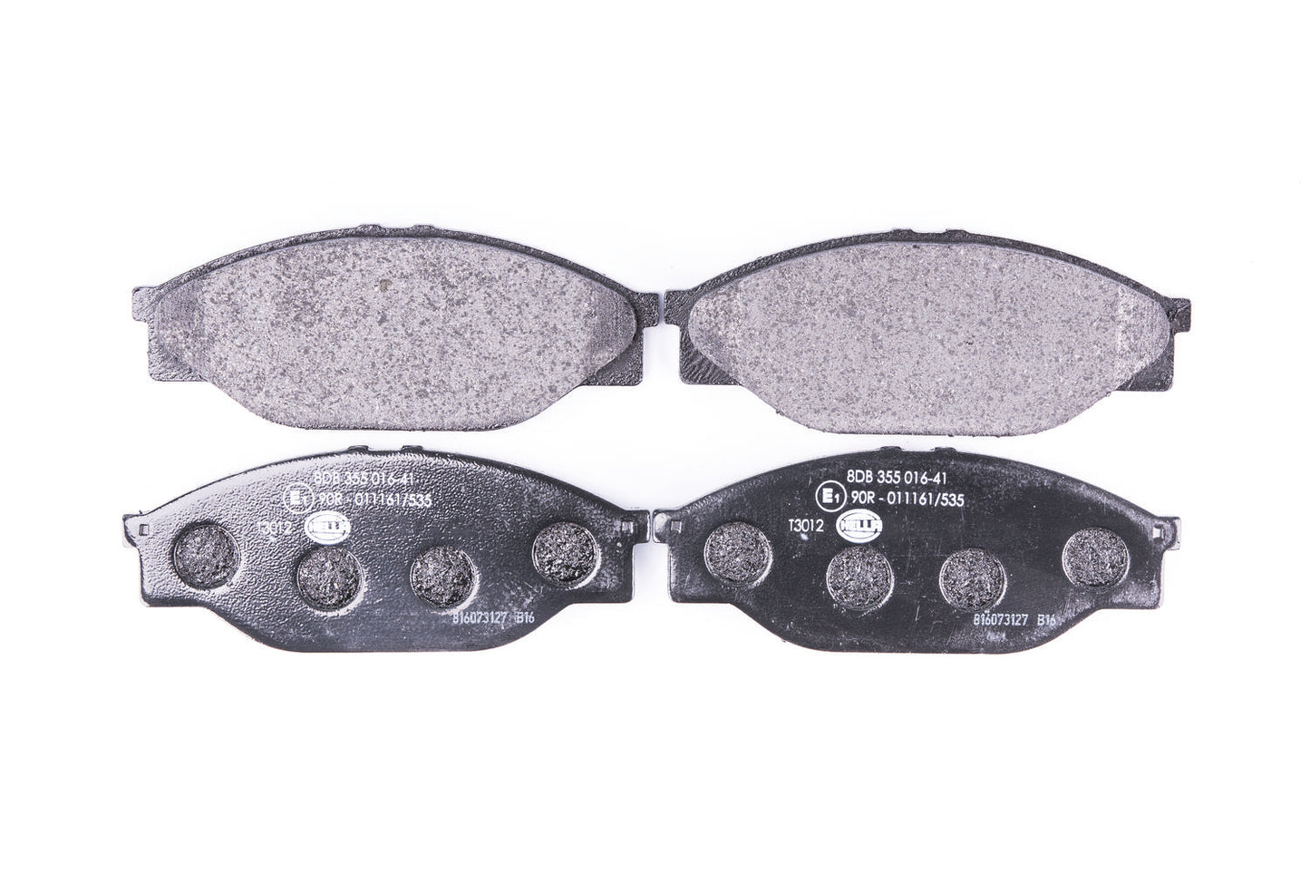 HELLA Brake pad set - T3012 - for e.g. TOYOTA 8DB355016-411