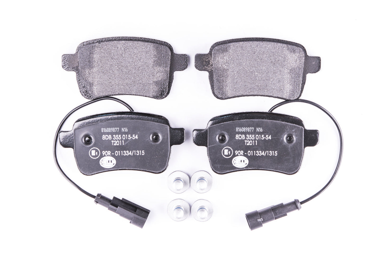 HELLA Brake pad set - T2011 - for e.g. ALFA ROMEO / DODGE 8DB355015-541